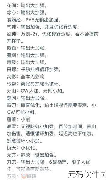 剑网3手游深度攻略,霸刀技改PVE极致输出全揭秘